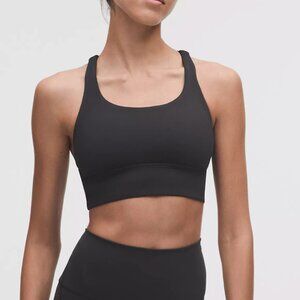 lululemon Energy Longline Bra Black Size 10